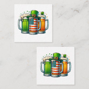 Irisches Bier Irland St. Patricks Day Trinkparty Mitteilungskarte
