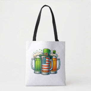 Irisches Bier Irland St. Patricks Day Trinkparty Tasche