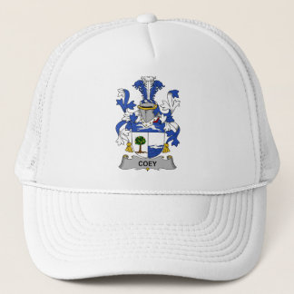 Irisches Coey oder McCoey Wappen Familienwappen Truckerkappe