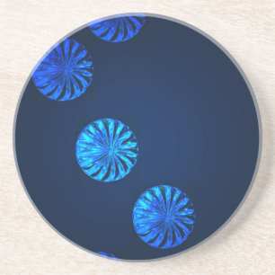 Irisches Design blaues Kristall Untersetzer