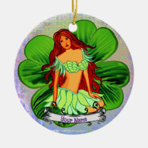 Irisches Feenwesen Keramik Ornament