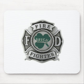 Irisches Feuerwehrmann-Abzeichen Mousepad