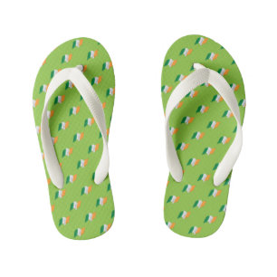 irisches Flaggenmuster Kinderbadesandalen