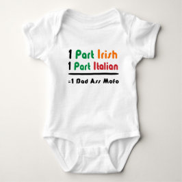 Irisches italienisches lustiges Bio Baby-Shirt Baby Strampler