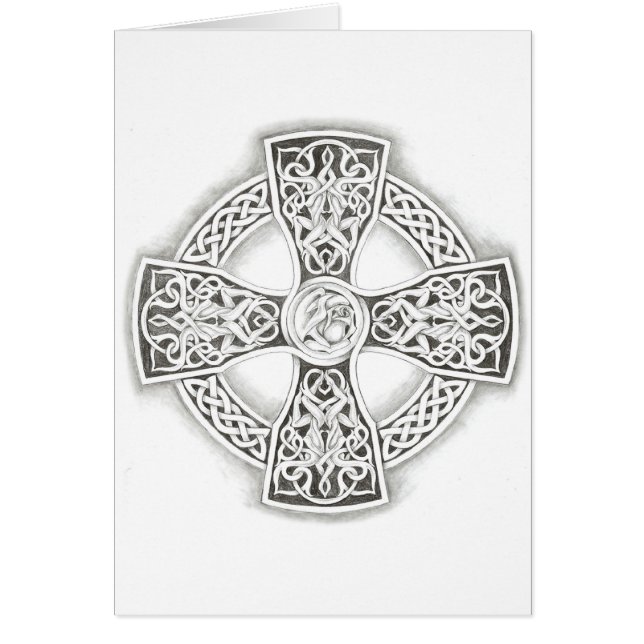 Irisches keltisches Kreuz (Vorne)