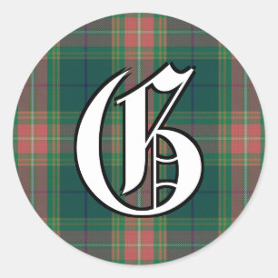Irisches klassisches Clan Gallagher Runder Aufkleber