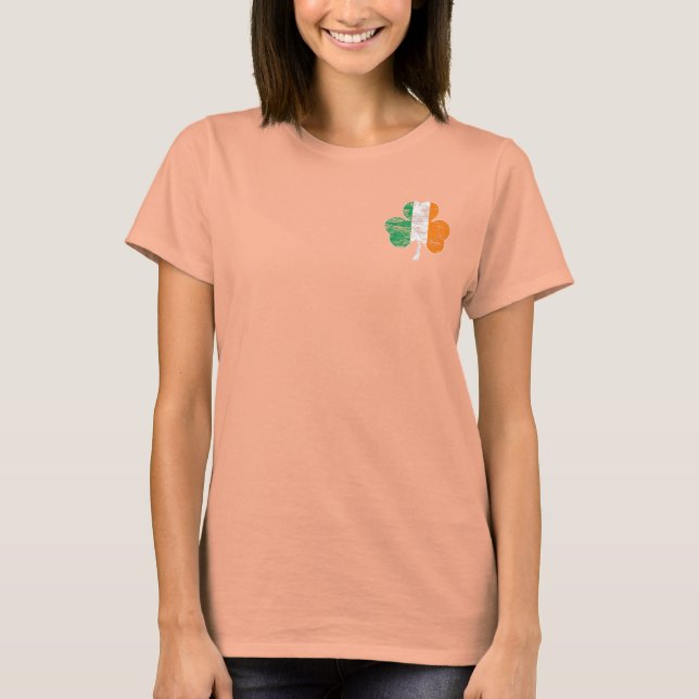 irisches Kleeblatt beängstigend T-Shirt (Vorderseite)