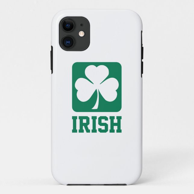 irisches Kleeblatt Case-Mate iPhone Hülle (Rückseite)