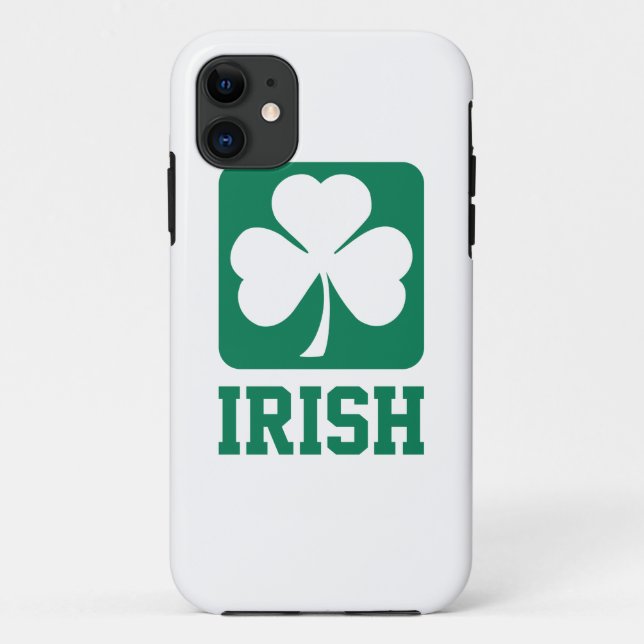 irisches Kleeblatt Case-Mate iPhone Hülle (Rückseite)