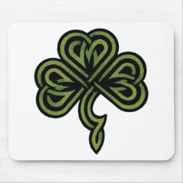Irisches Kleeblatt-Geschenk Mousepad