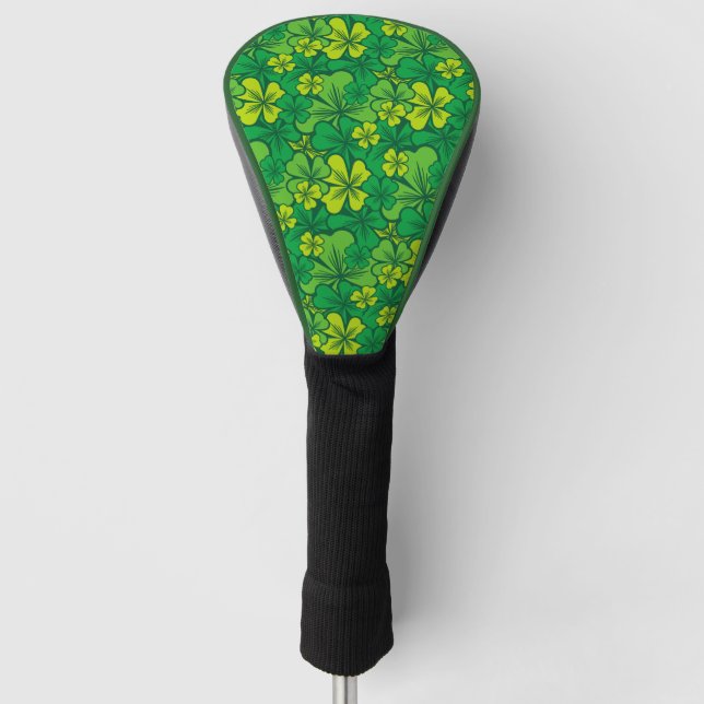 irisches Kleeblatt Golf Headcover (Vorderseite)