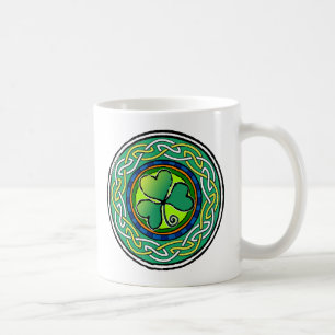 irisches Kleeblatt Kaffeetasse