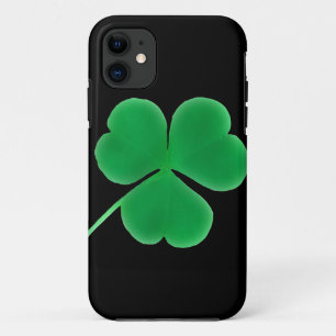 Irisches Kleeblatt-Klee-Glück der Iren iPhone 11 Hülle