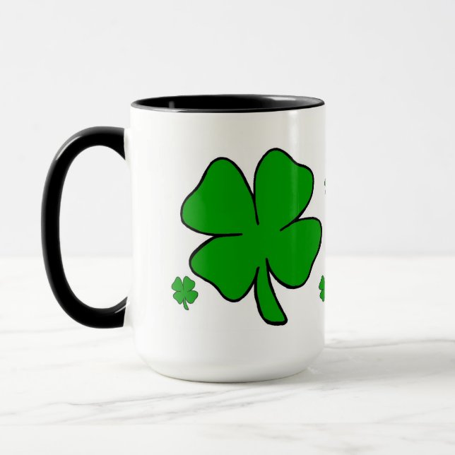 Irisches Kleeblatt Tasse (Links)