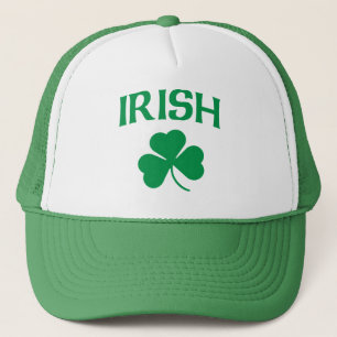 Irisches Kleeblattt-shirt Truckerkappe