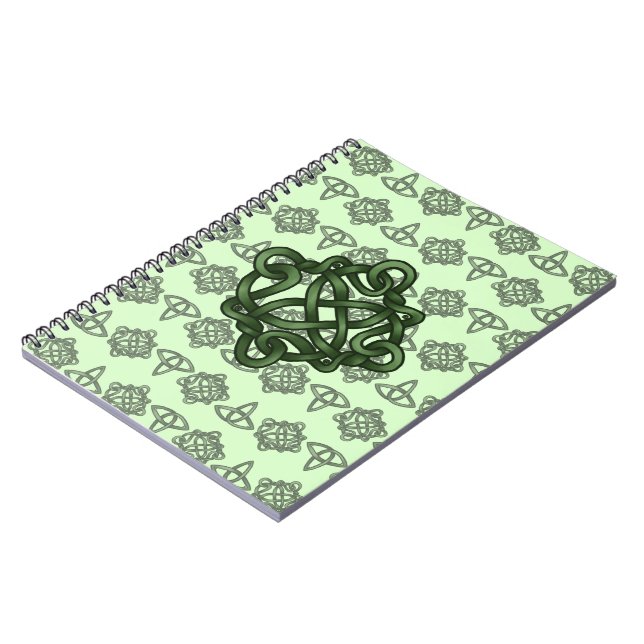 Irisches Knoten-Notizbuch Notizblock (Linke Seite)