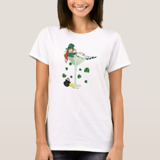 Irisches Mädchen Martini T-Shirt
