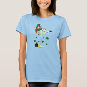 Irisches Mädchen Martini T-Shirt