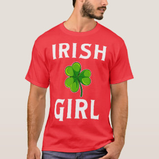 Irisches Mädchen St. Patricks Day T-Shirt