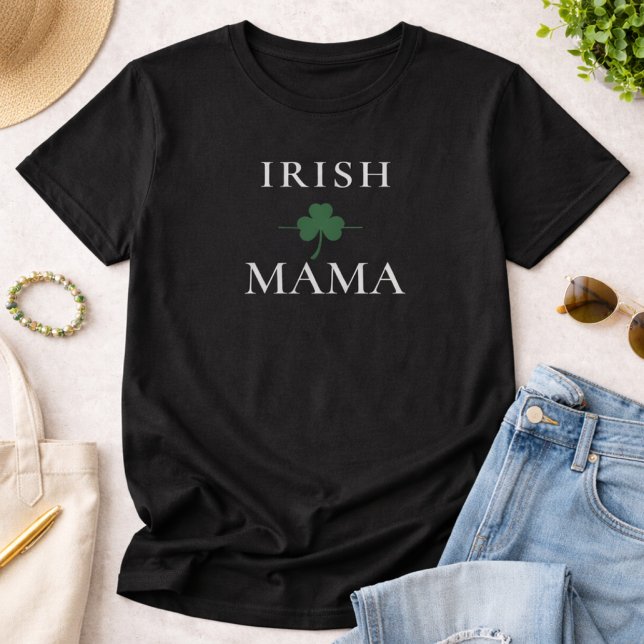 Irisches Mama Shamrock T-Shirt (Von Creator hochgeladen)
