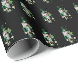 Irisches Nussknacker-Muster Geschenkpapier