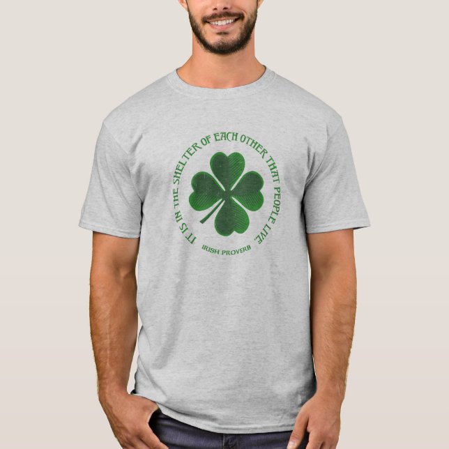 Irisches Sprichwort T-Shirt (Vorderseite)