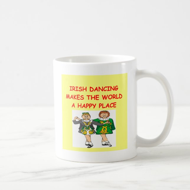 irisches Tanzen Kaffeetasse (Rechts)