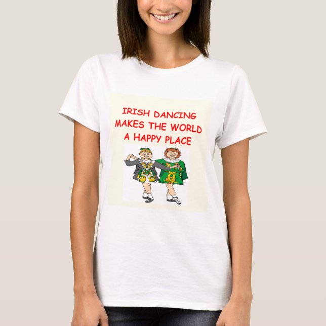 irisches Tanzen T-Shirt (Vorderseite)