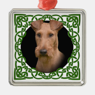 Irisches Terrier Ornament Aus Metall