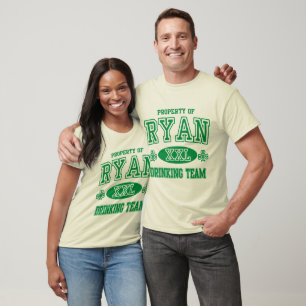 Irisches trinkendes Team Ryans T-Shirt
