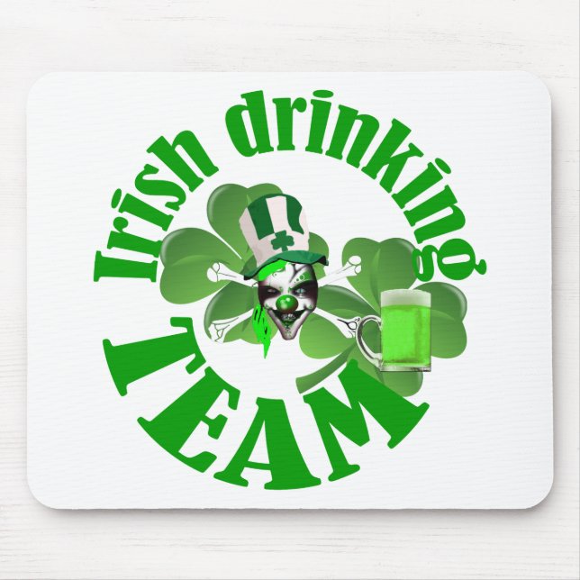 irisches Trinkteam Mousepad (Vorne)
