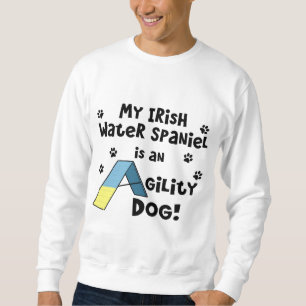 Irisches Wasserspaniel-Agility-Hund Sweatshirt