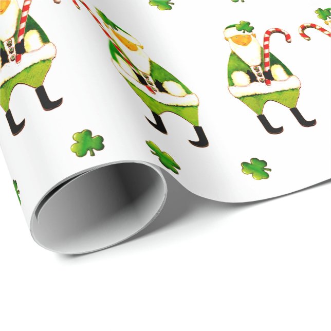 Irisches Weihnachten Geschenkpapier (Rolleneckpunkt)
