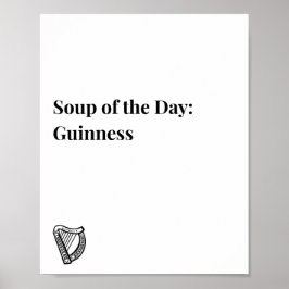 Irisches Zitatposter, Guinness-Themenposter Poster