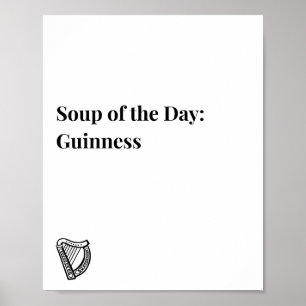 Irisches Zitatposter, Guinness-Themenposter  Poster