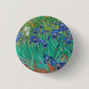 "IRISES 1889" PAR VINCENT Van Gogh BADGE