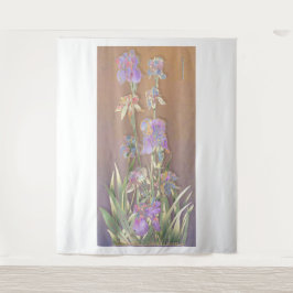 Irises Art Tapestry Wandteppich