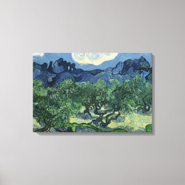 Irises by Van Gogh Wrapped Canvas Leinwanddruck (Vorderseite)