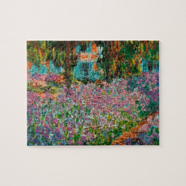 Irises Monet Garden Giverny Blume (Horizontal)