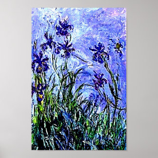 Irises par Claude Monet Poster