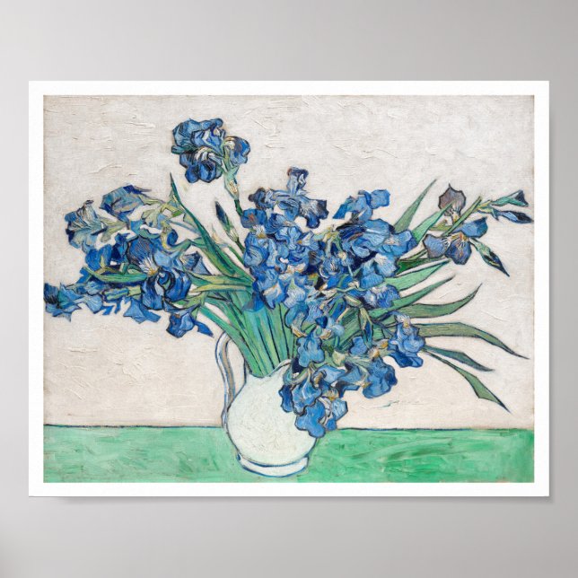"IRISES" PAR VINCENT Van Gogh POSTER (Devant)