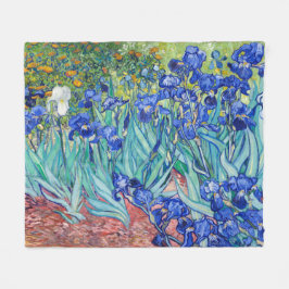 Irises Vincent van Gogh Fleecedecke