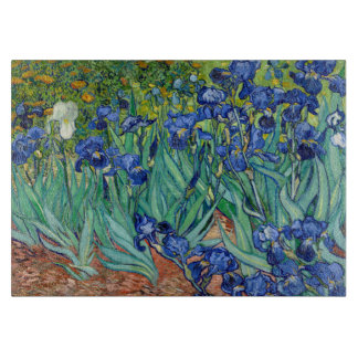 Irises Vincent van Gogh Gemälde Cutting Board Schneidebrett