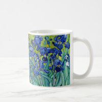 Irises Vincent van Gogh Gemälde Tasse