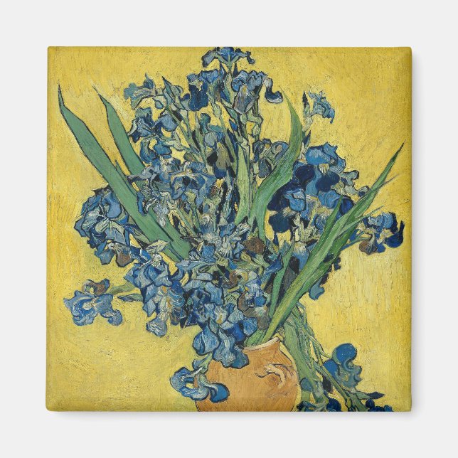 Irises-Vincent van Gogh Magnet (Vorne)