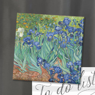 Irises   Vincent Van Gogh Magnet