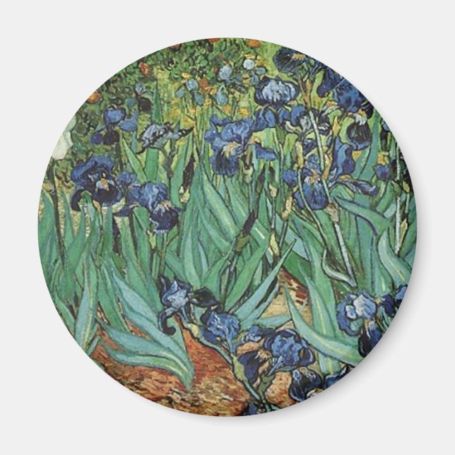 Irises Vincent van Gogh Magnet (Vorne)