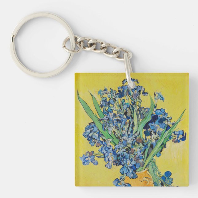 Irises Vincent van Gogh Schlüsselanhänger (Vorderseite)