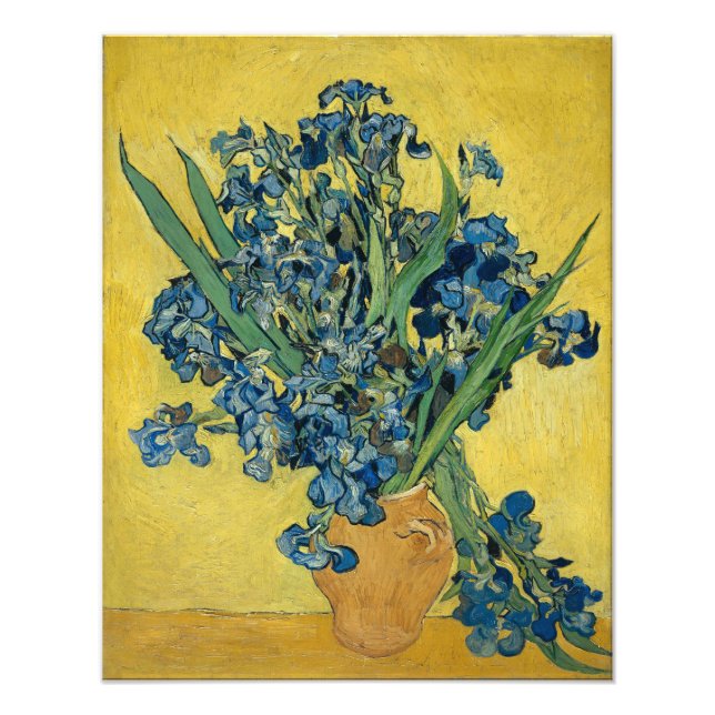Irises von Vincent Van Gogh Fotodruck (Vorne)
