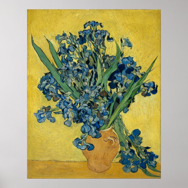 Irises von Vincent Van Gogh Poster (Vorne)